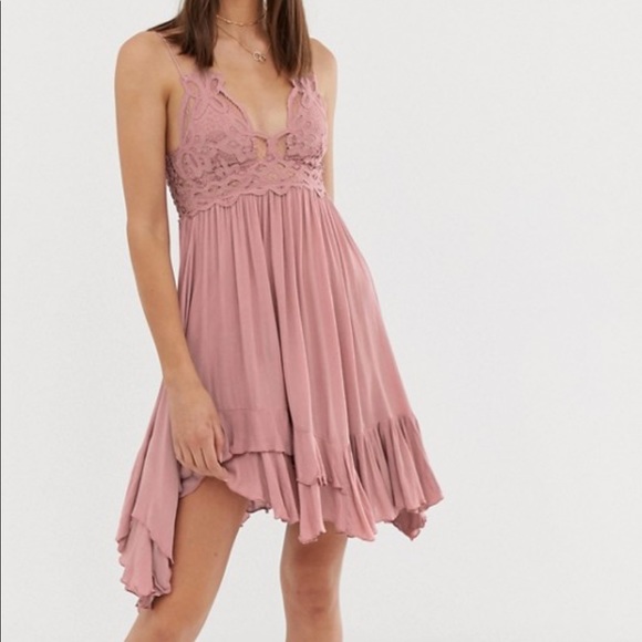 LAST 1! Free People FP One Adella mini slip rose - Picture 10 of 16